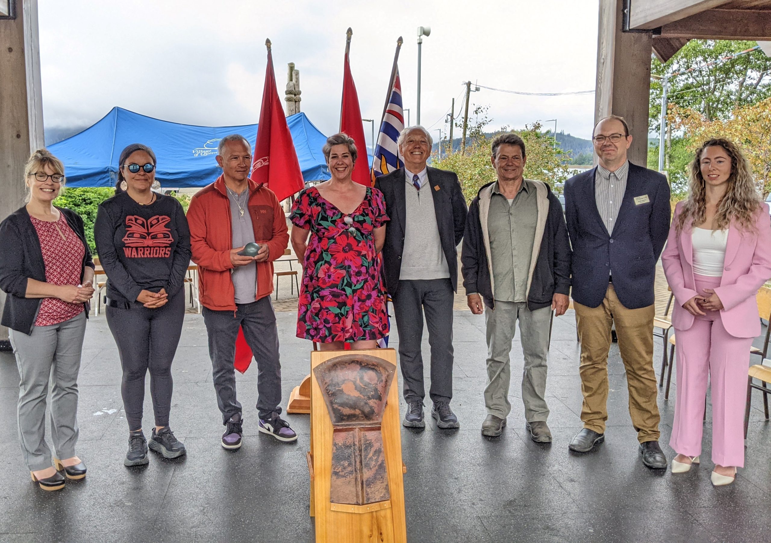 Village of Daajing Giids Council, CHN, & Province announce $20-million infrastructure funding for wastewater treatment in Daajing Giids.