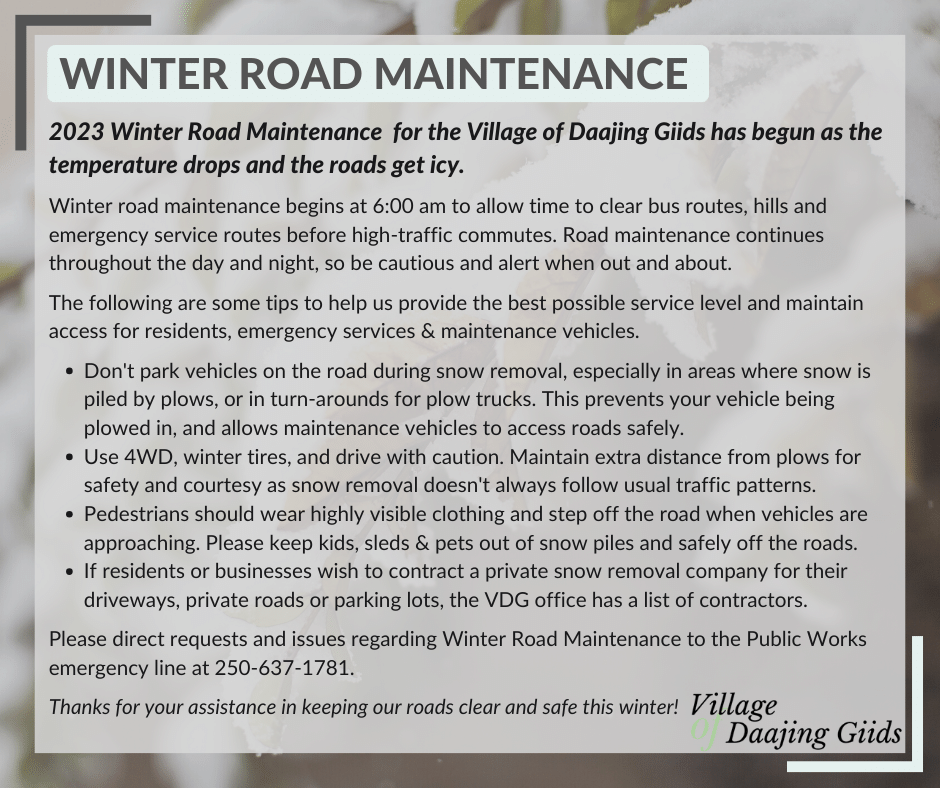Winter Road Maintenance