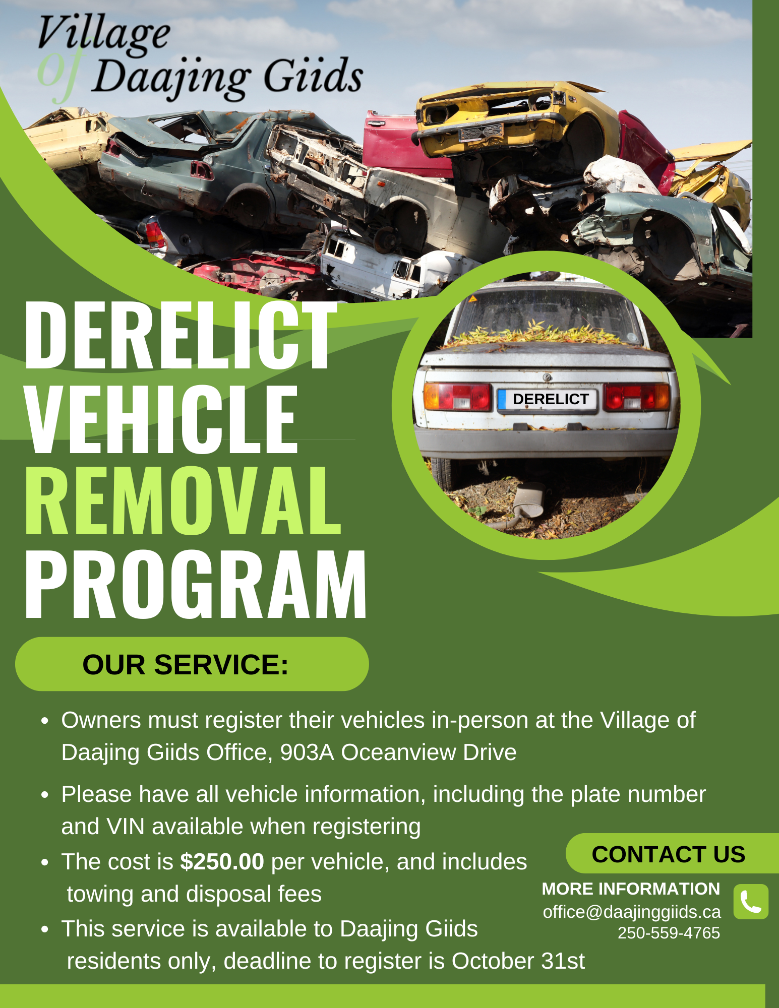 Derelict Vehicle Poster