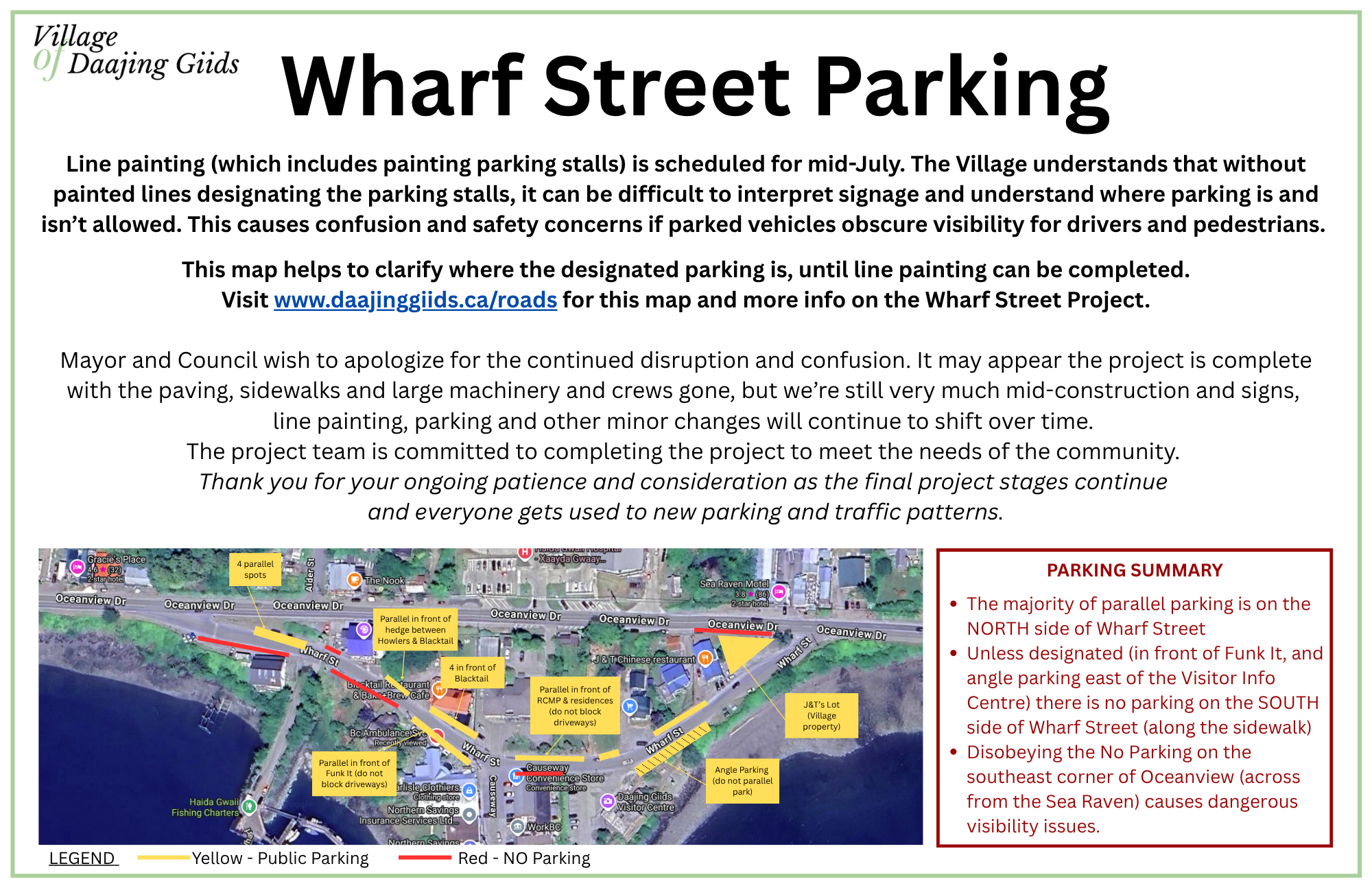 Wharf Street Parking Map Wharf Street Parking Map
