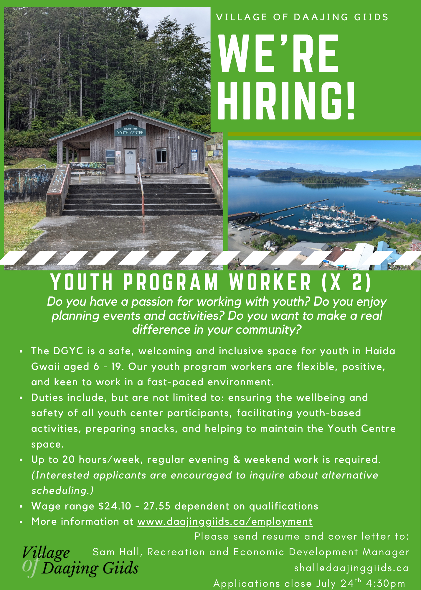 Youth Coordinator Job Posting